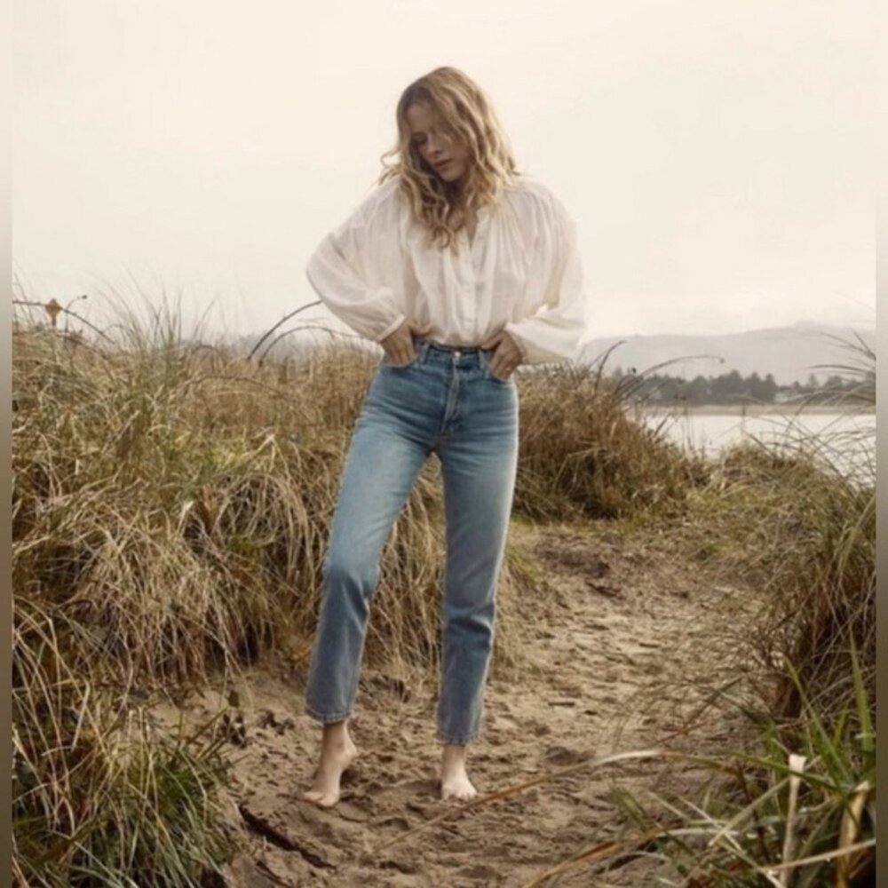 💕DÔEN💕 Diana Crop Jean ~ Marillet Wash 30 NWT